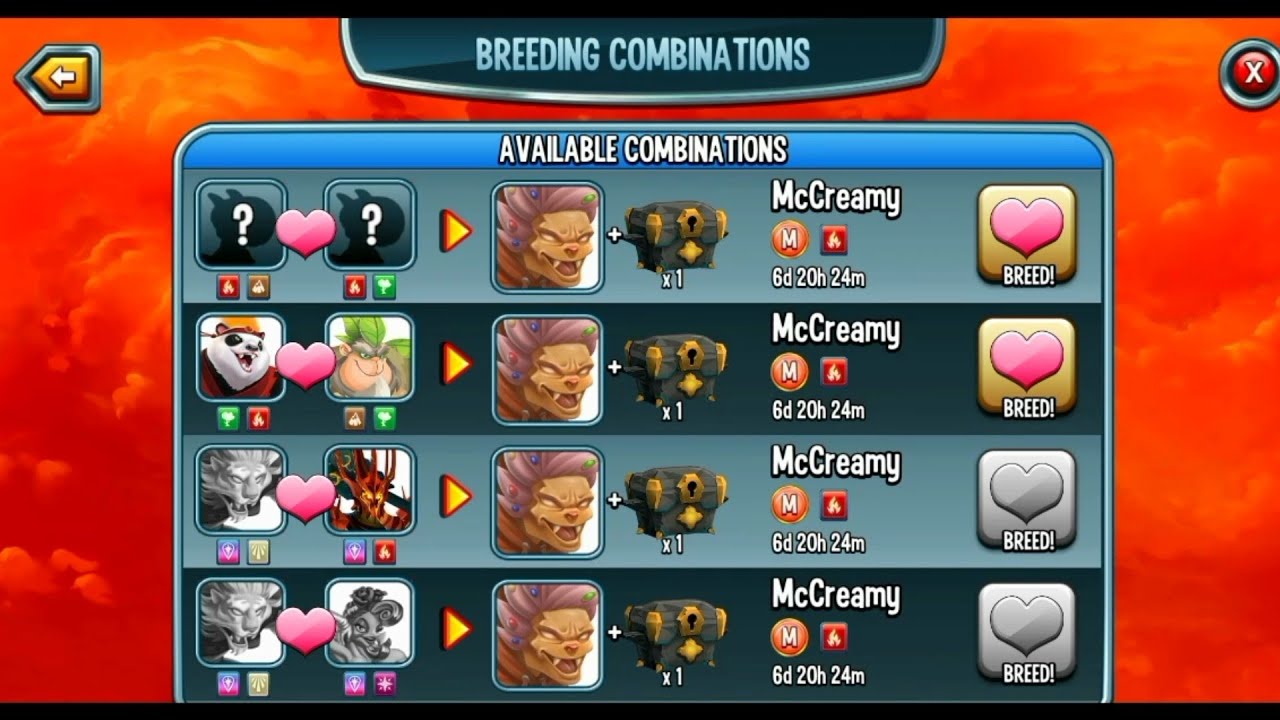 Detail Panduan Breeding Monster Legends Nomer 15