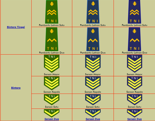 Detail Pangkat Tni Dan Lambangnya Nomer 3