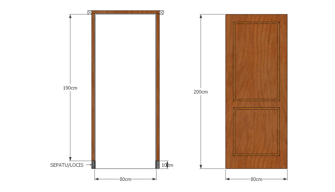 Detail Panjang Pintu Rumah Nomer 35