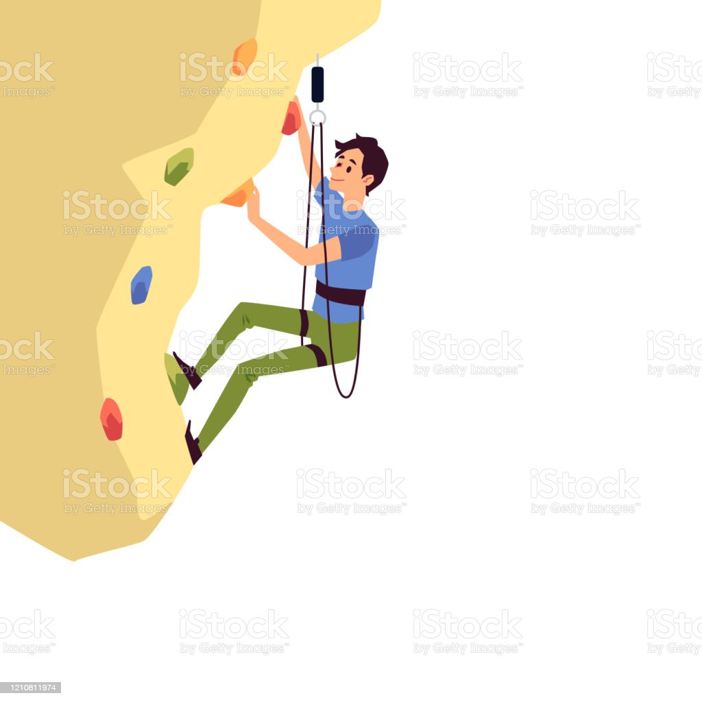 Detail Panjat Tebing Vector Nomer 8