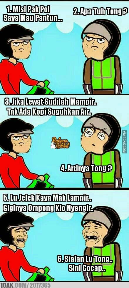 Detail Pantun Lucu Bergambar Nomer 27