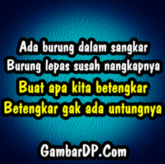 Detail Pantun Lucu Bergambar Nomer 5