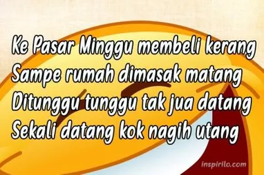 Detail Pantun Lucu Bergambar Nomer 47