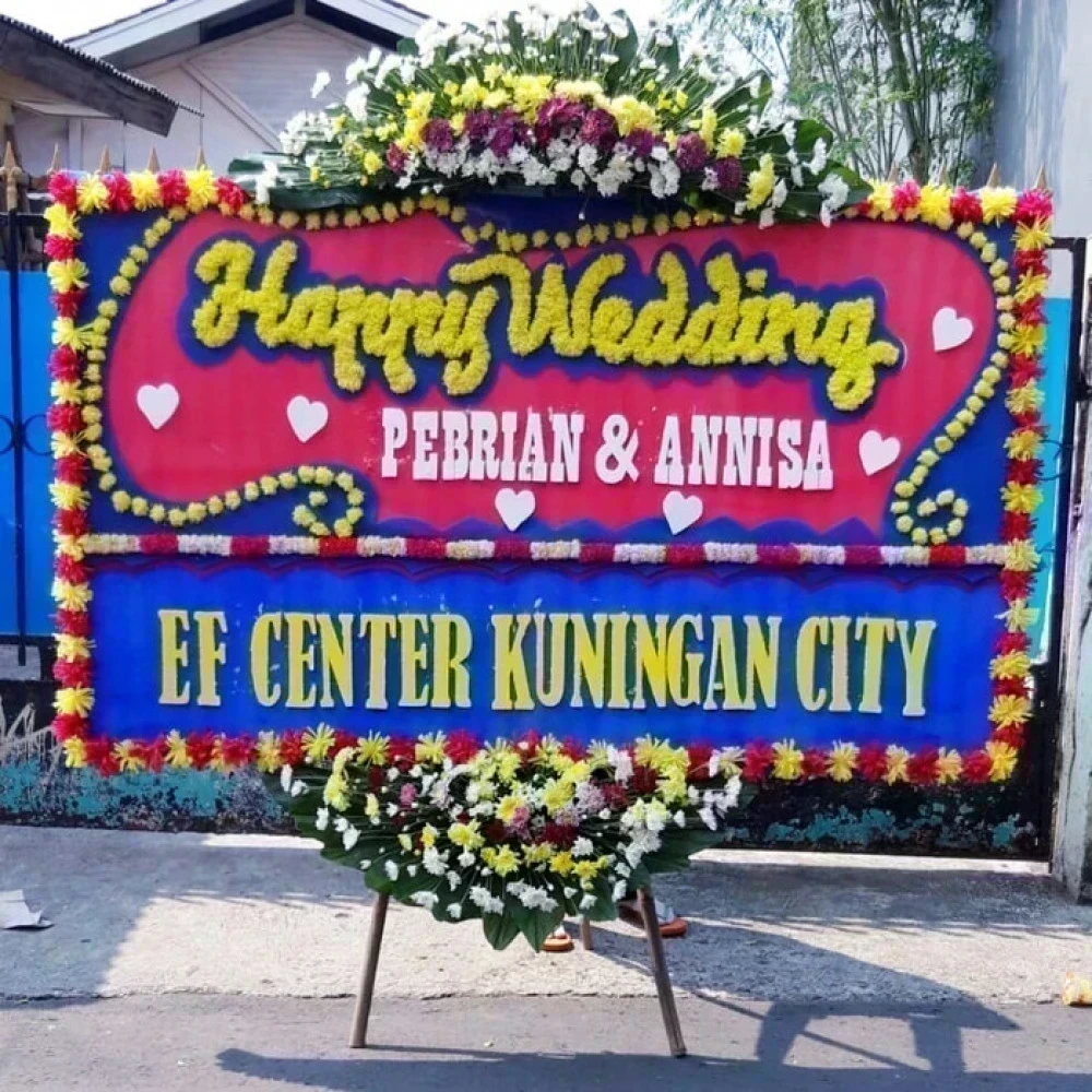 Detail Papan Bunga Pernikahan Simple Nomer 30