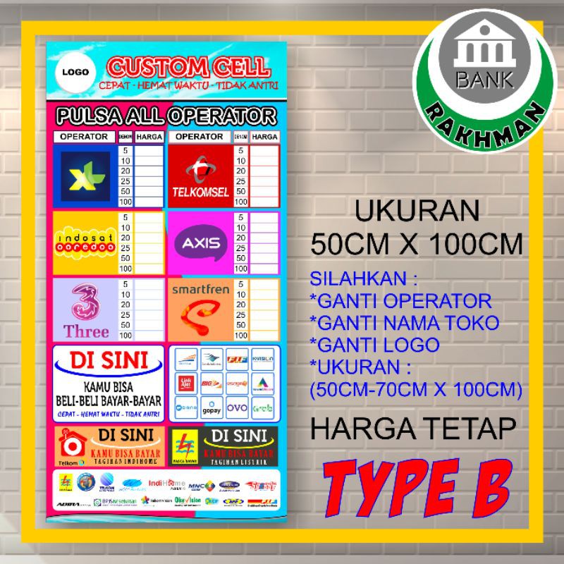 Detail Papan Harga Pulsa Nomer 46