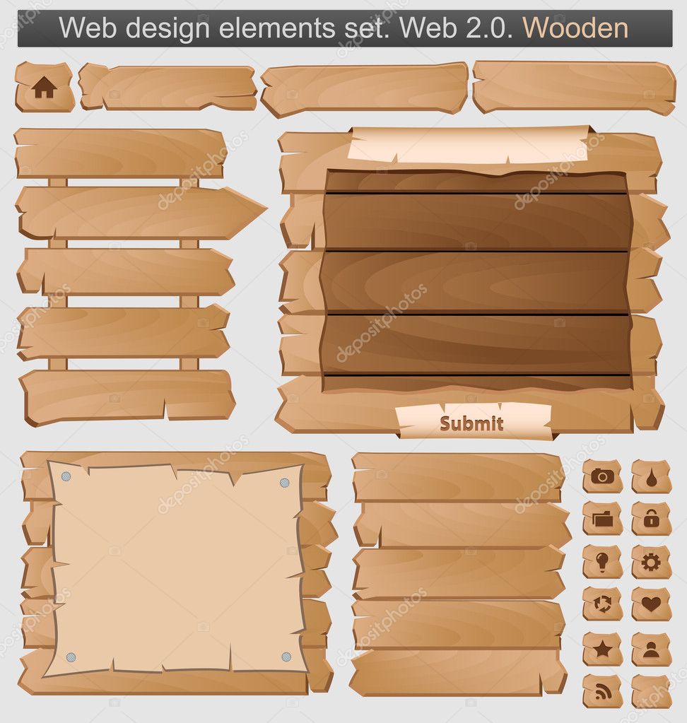 Detail Papan Kayu Vector Nomer 29