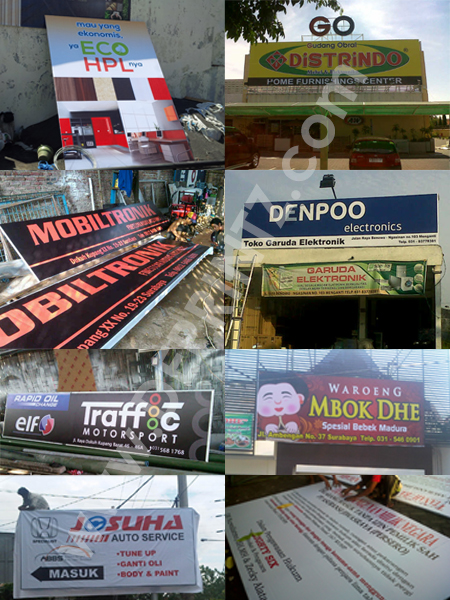 Detail Papan Promosi Konter Nomer 55