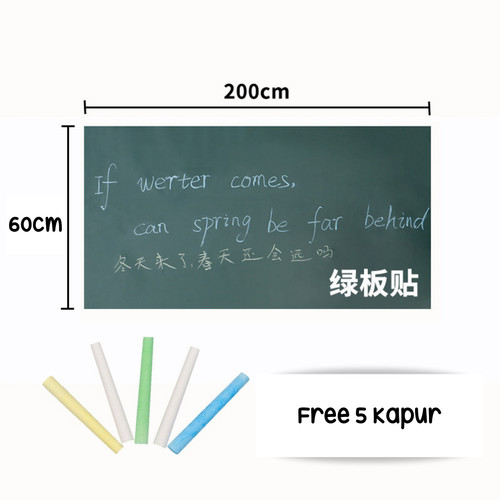 Detail Papan Tulis Kapur Hijau Nomer 19