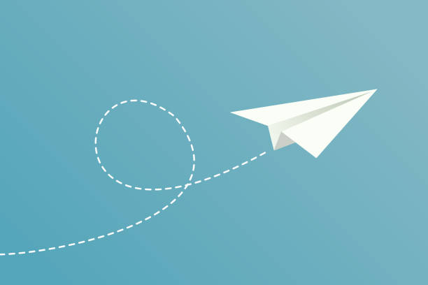 Detail Paper Airplane Background Nomer 16