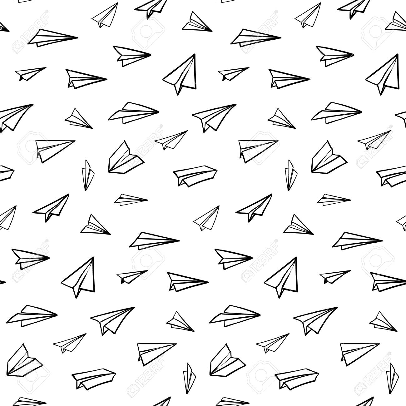 Detail Paper Airplane Background Nomer 23