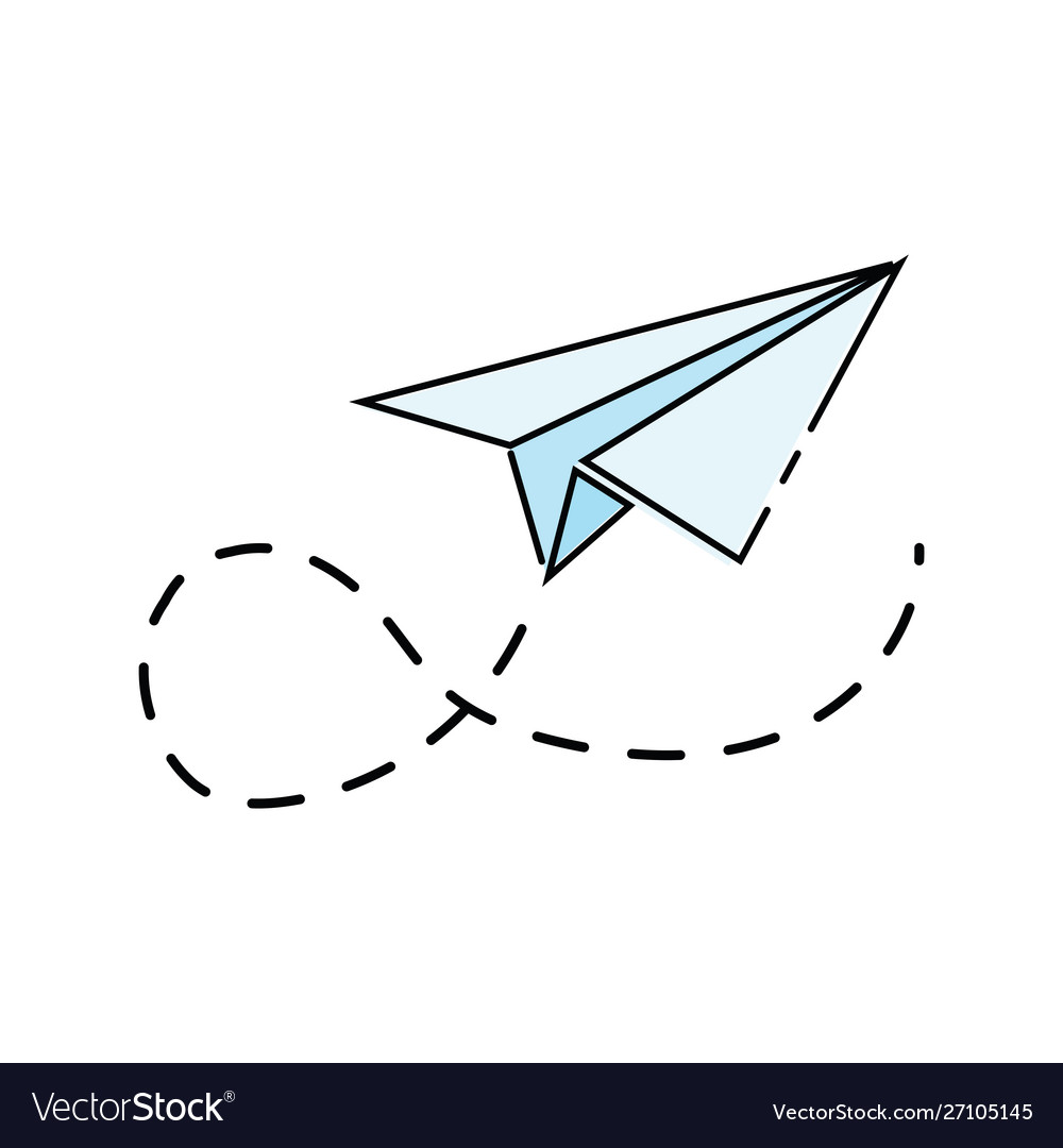 Detail Paper Airplane Logo Nomer 13