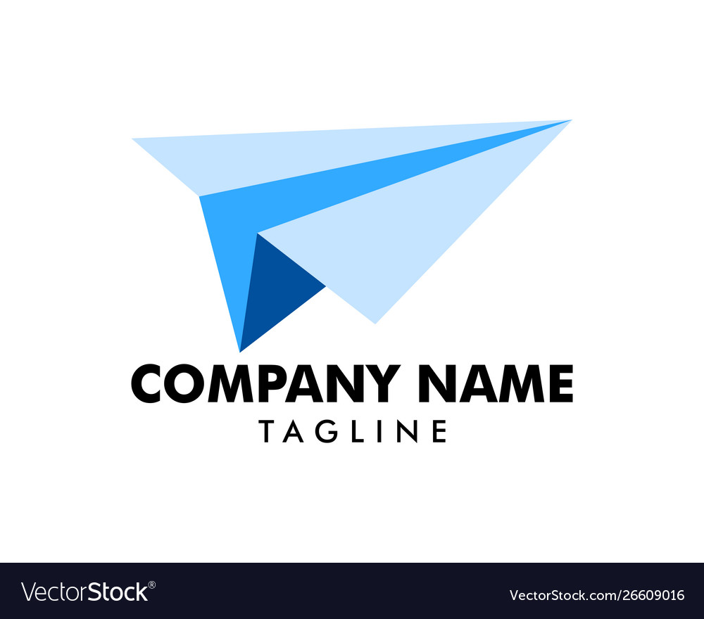 Detail Paper Airplane Logo Nomer 15