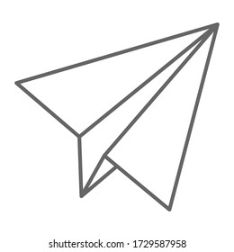 Detail Paper Airplane Logo Nomer 23