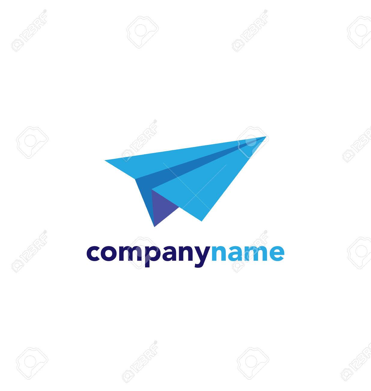 Detail Paper Airplane Logo Nomer 55