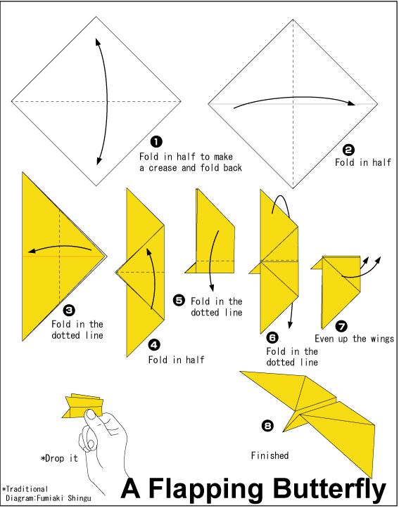 Detail Paper Airplane With Flapping Wings Nomer 14