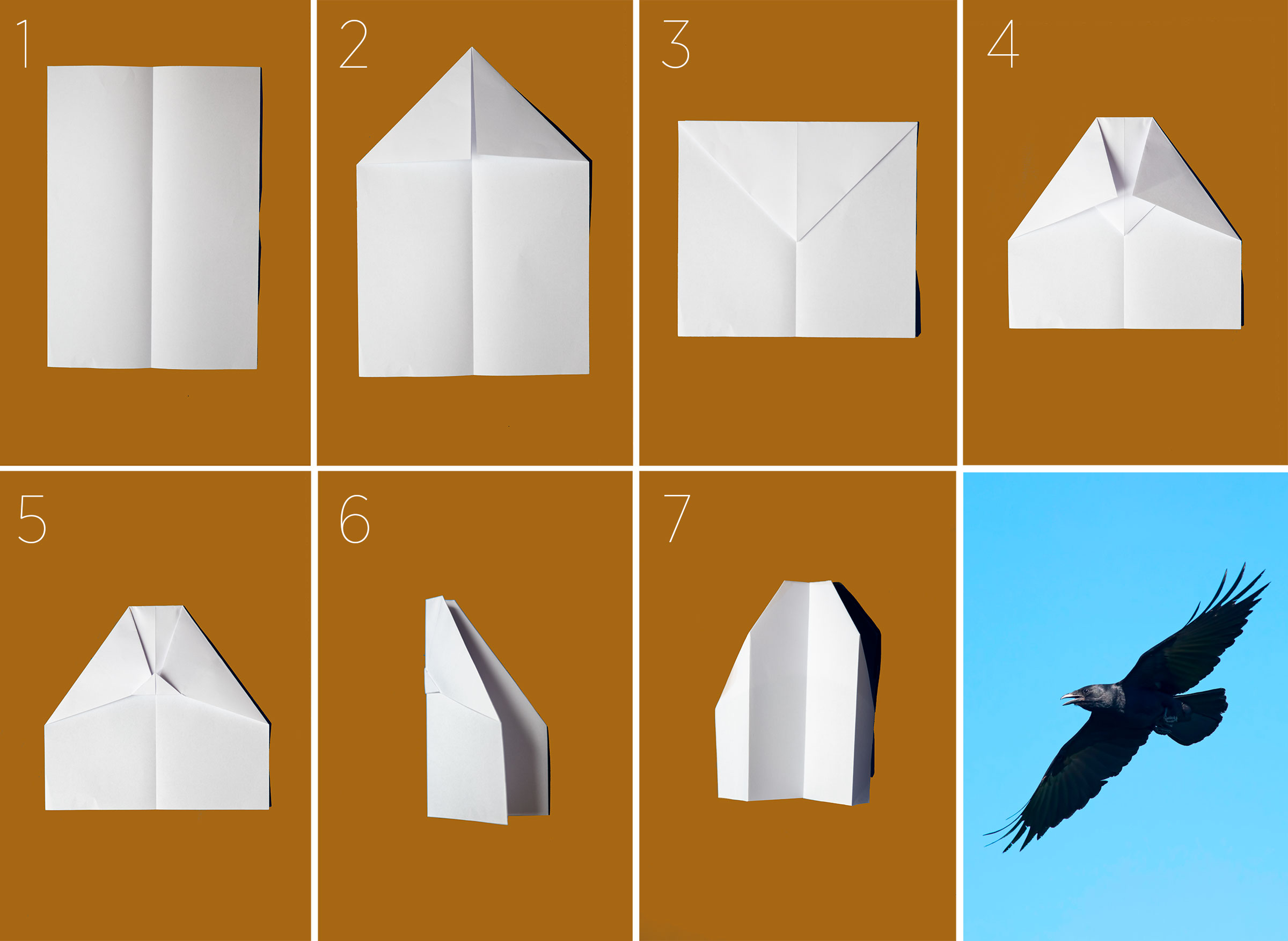 Detail Paper Airplane With Flapping Wings Nomer 19
