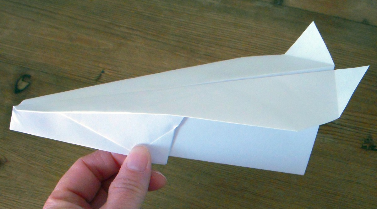 Detail Paper Airplane With Flapping Wings Nomer 38
