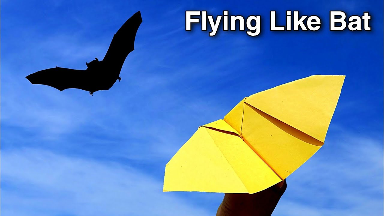 Detail Paper Airplane With Flapping Wings Nomer 5