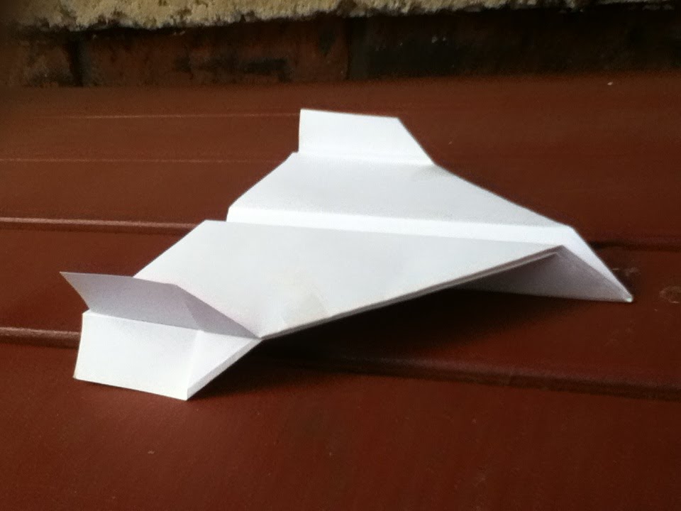 Detail Paper Airplane With Flapping Wings Nomer 7