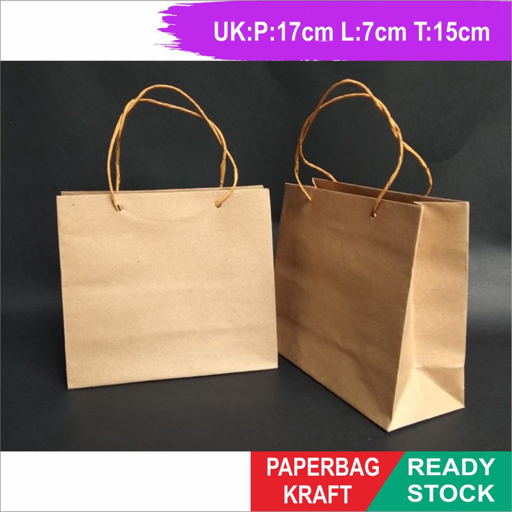 Detail Paper Bag Polos Coklat Nomer 58