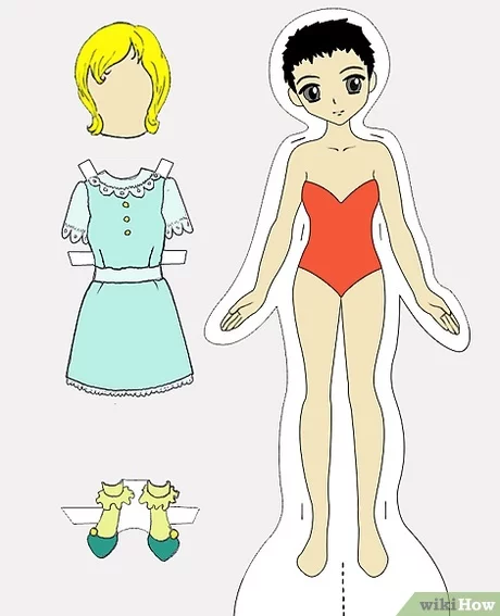 Detail Paper Doll Anime Nomer 16