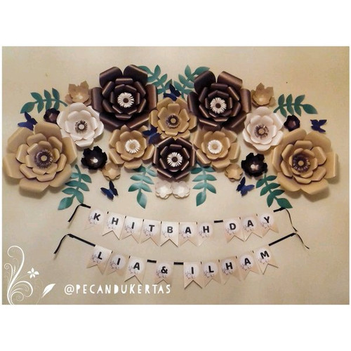 Detail Paper Flower Backdrop Lamaran Nomer 18