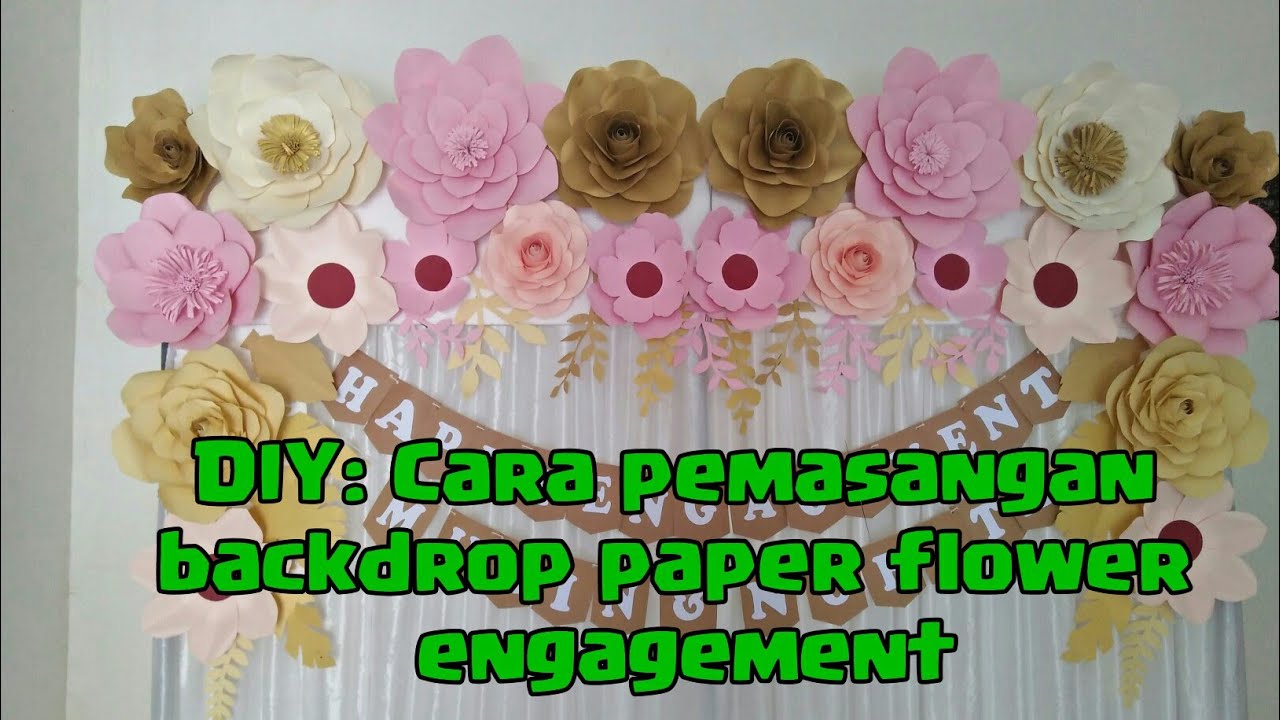 Detail Paper Flower Backdrop Lamaran Nomer 48