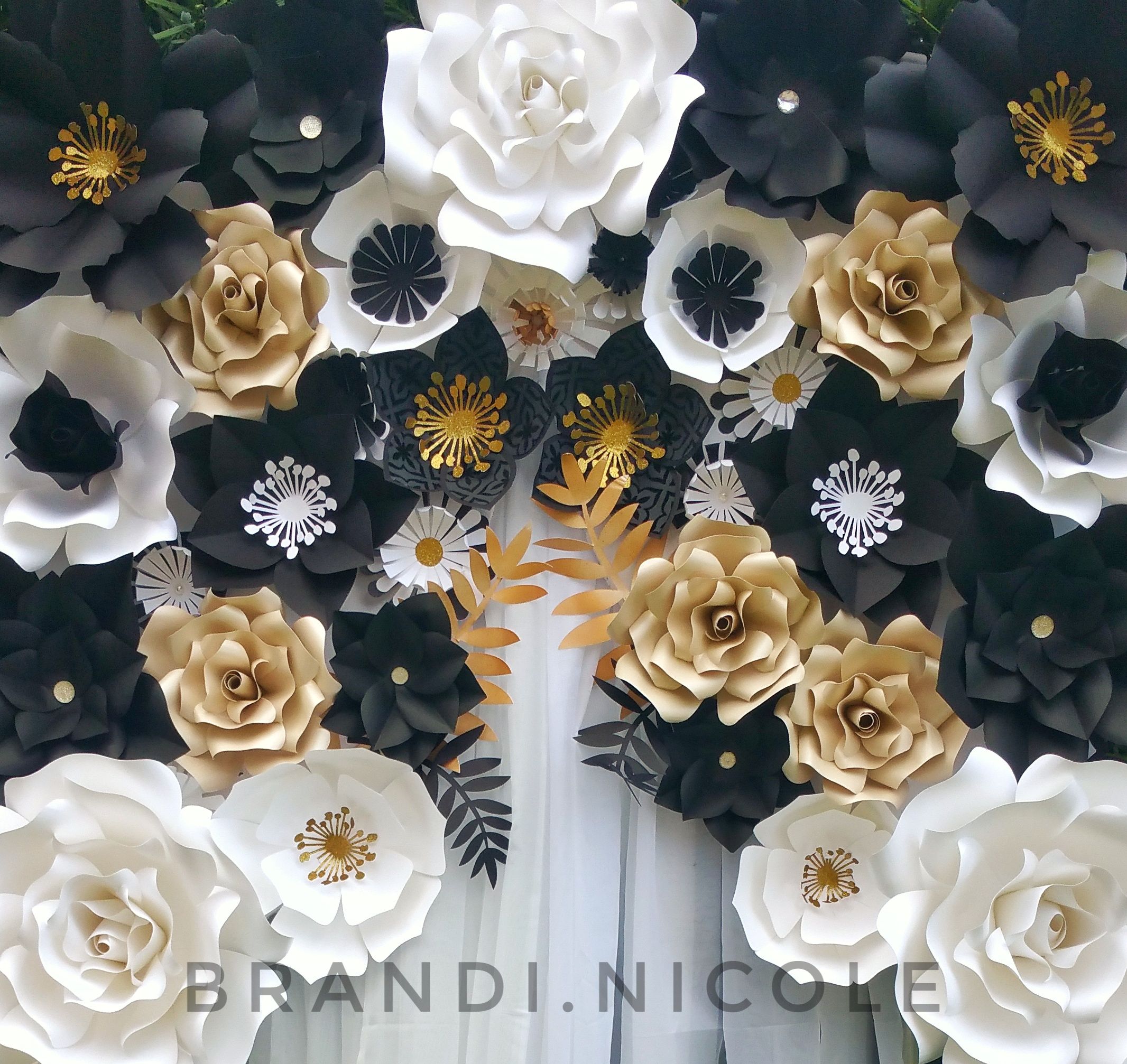 Detail Paper Flower Backdrop Lamaran Nomer 53