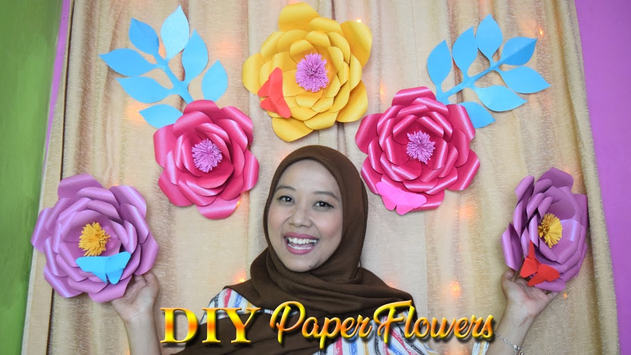 Detail Paper Flower Backdrop Lamaran Nomer 58