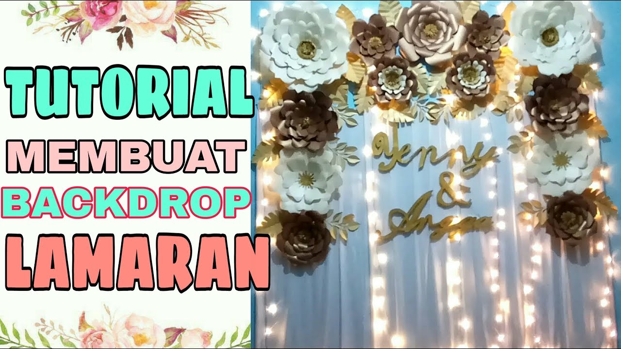 Detail Paper Flower Backdrop Lamaran Nomer 9