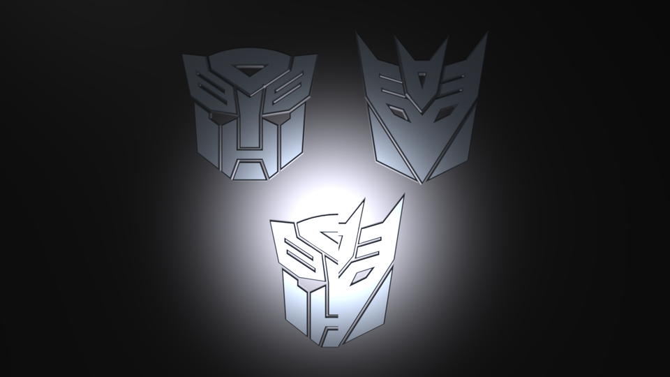 Detail Logo Transformers 3d Nomer 12