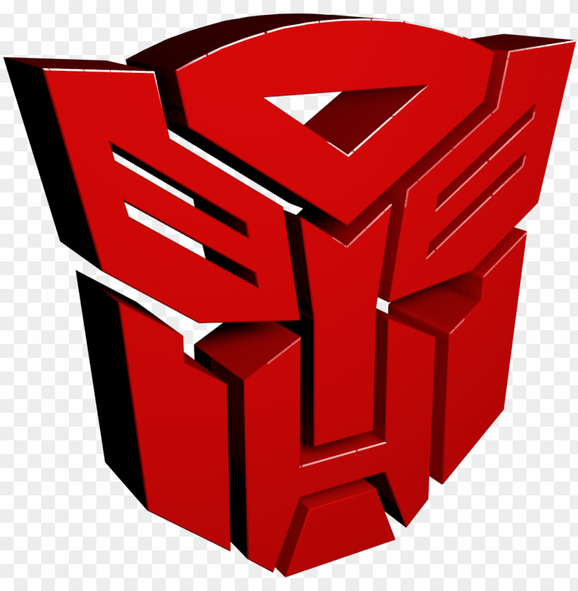 Detail Logo Transformers 3d Nomer 8