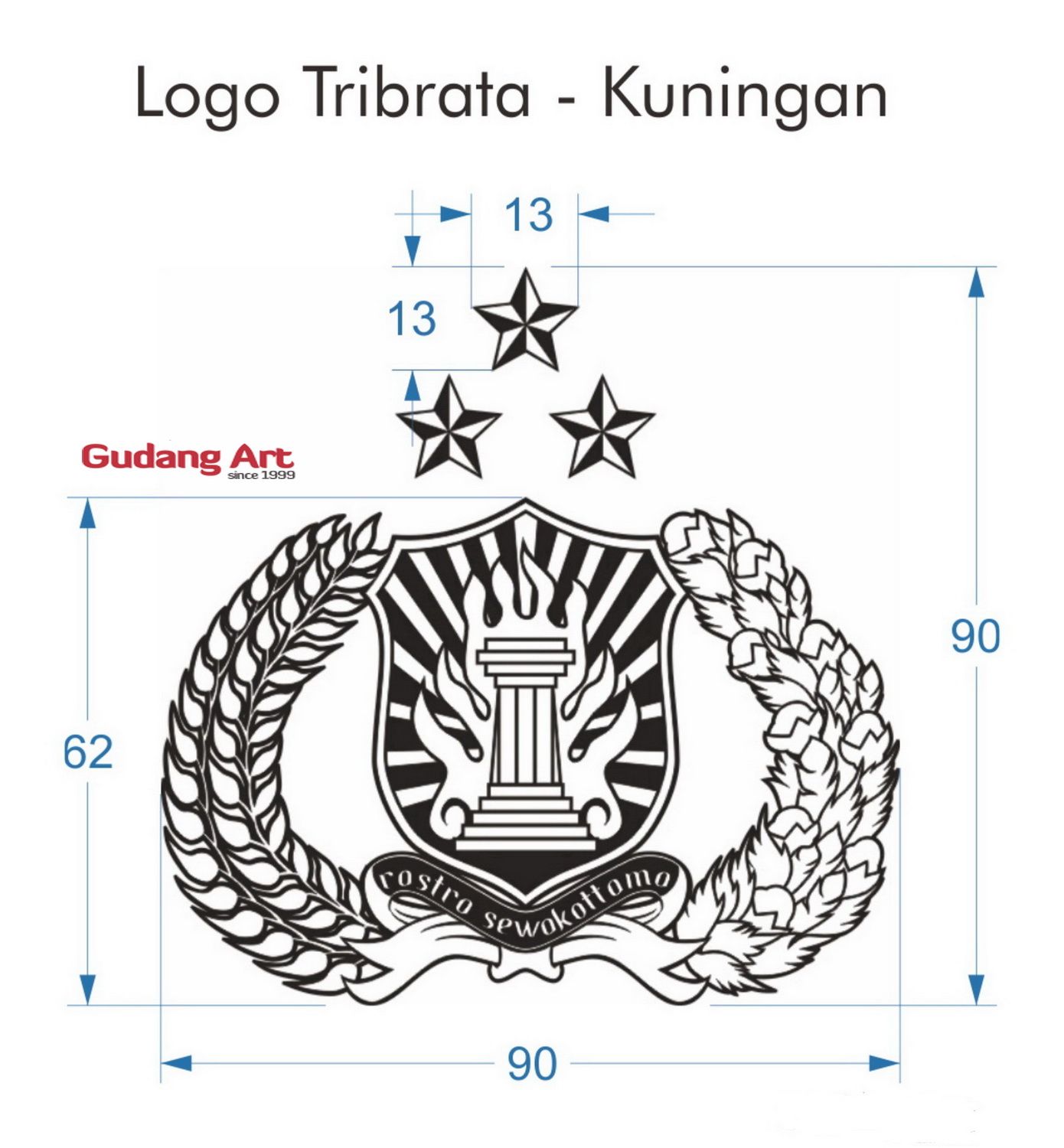 Detail Logo Tri Brata Nomer 38