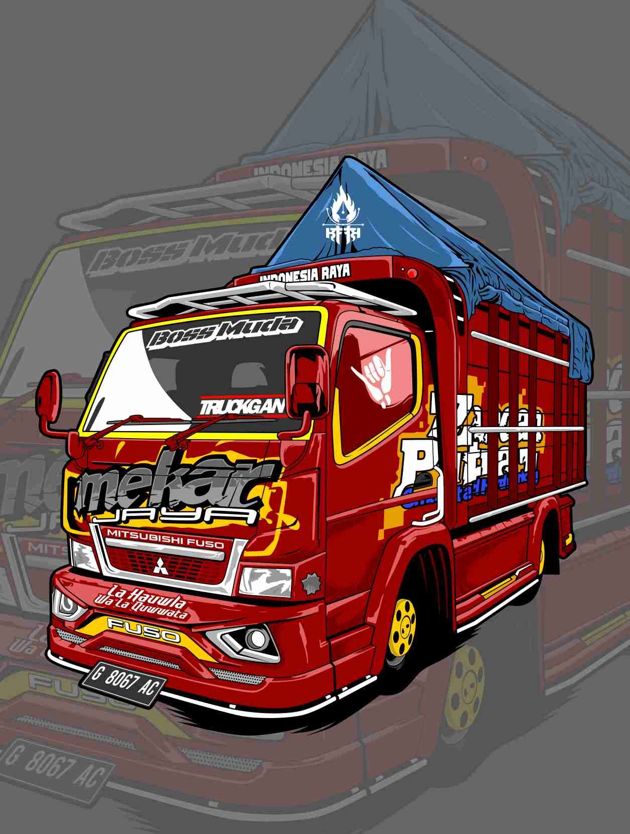 Detail Logo Truck Cabe Nomer 5