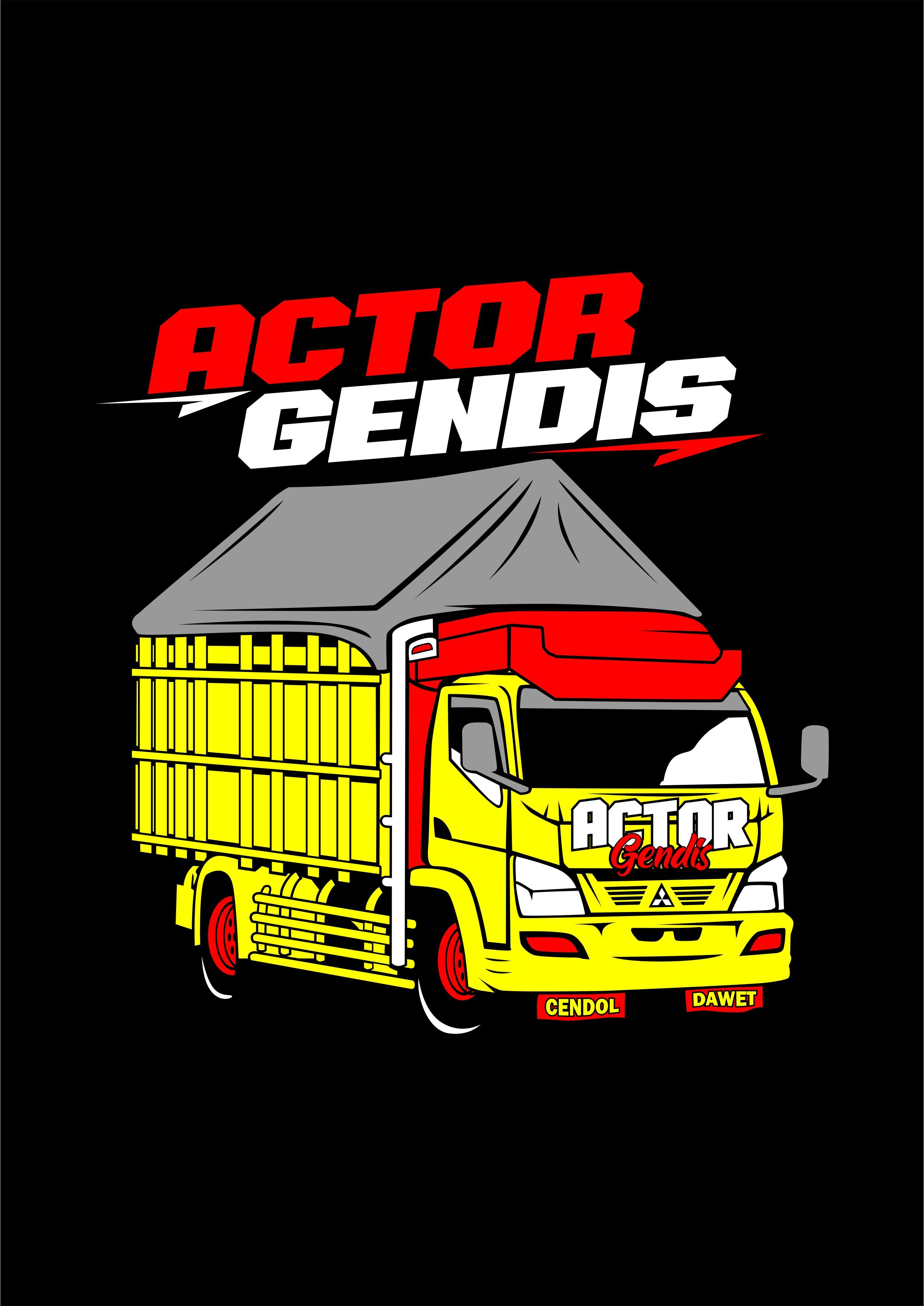 Detail Logo Truck Canter Nomer 16