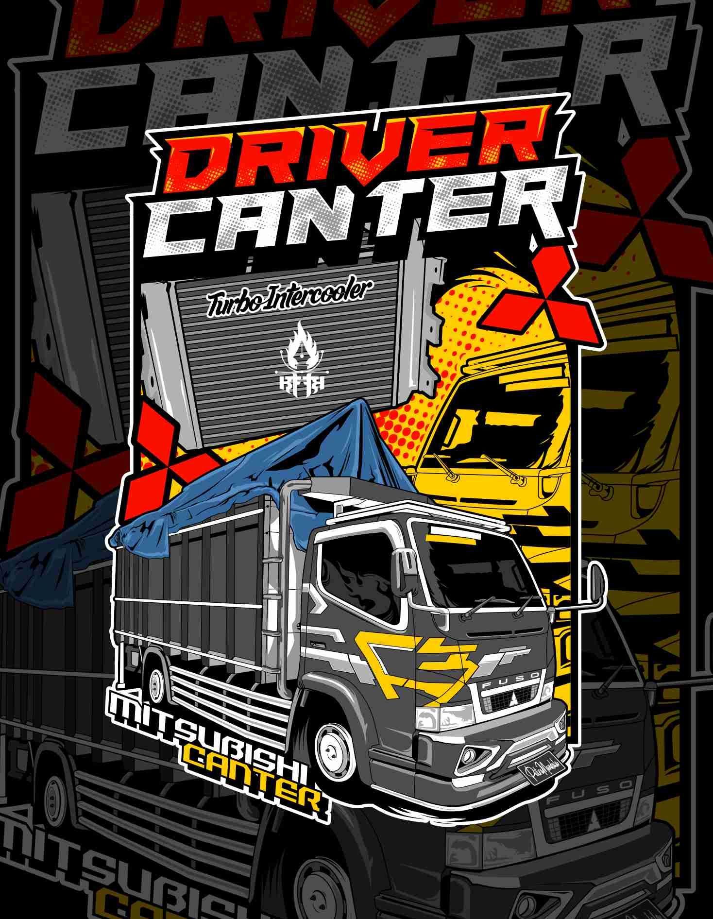 Detail Logo Truck Canter Nomer 38