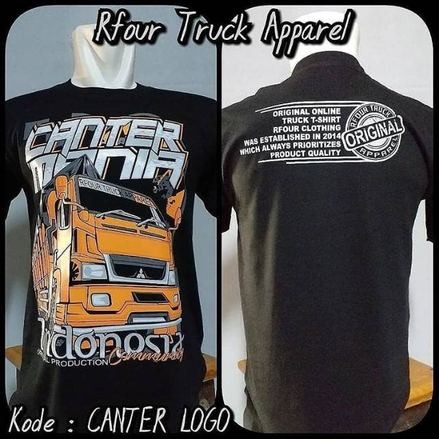 Detail Logo Truck Canter Nomer 45