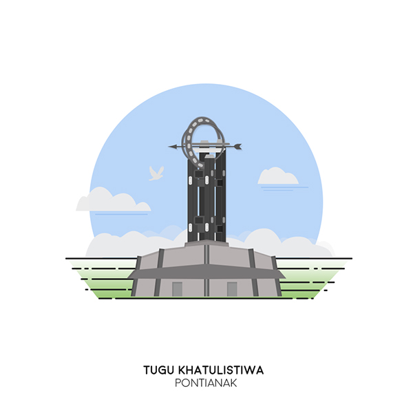 Logo Tugu Khatulistiwa - KibrisPDR