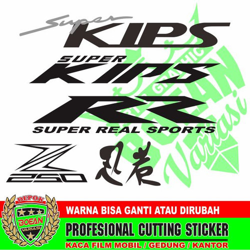 Detail Logo Tulisan Kawasaki Ninja Nomer 22