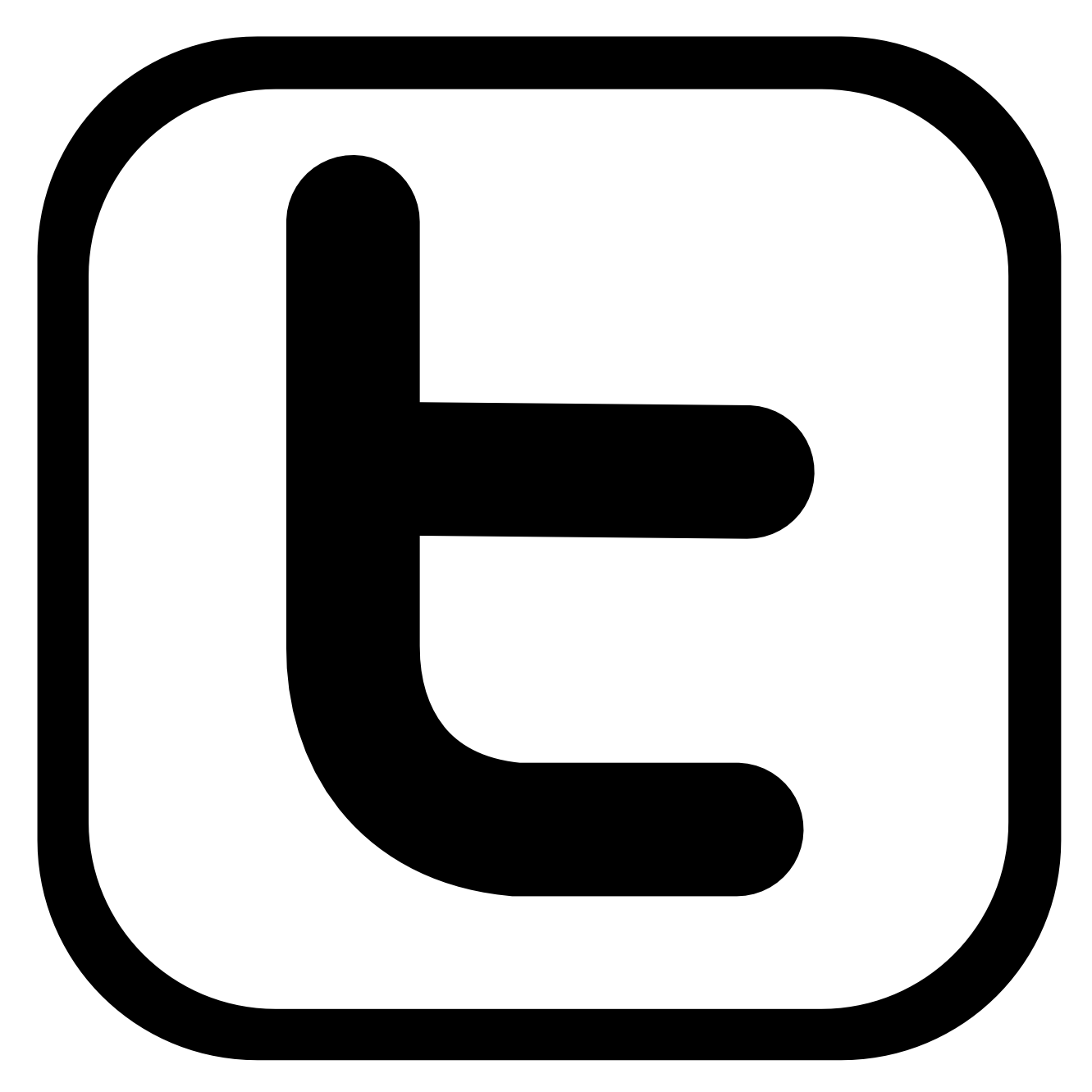 Detail Logo Twitter Hitam Putih Png Nomer 17