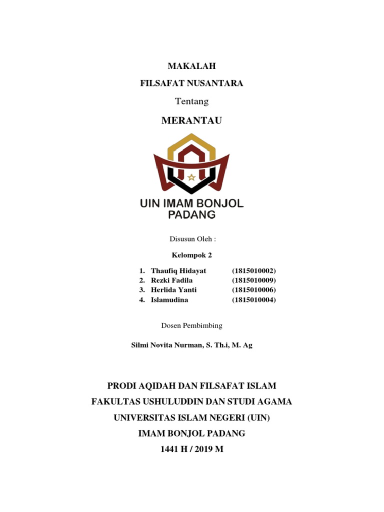 Detail Logo Uin Imam Bonjol Padang Nomer 11