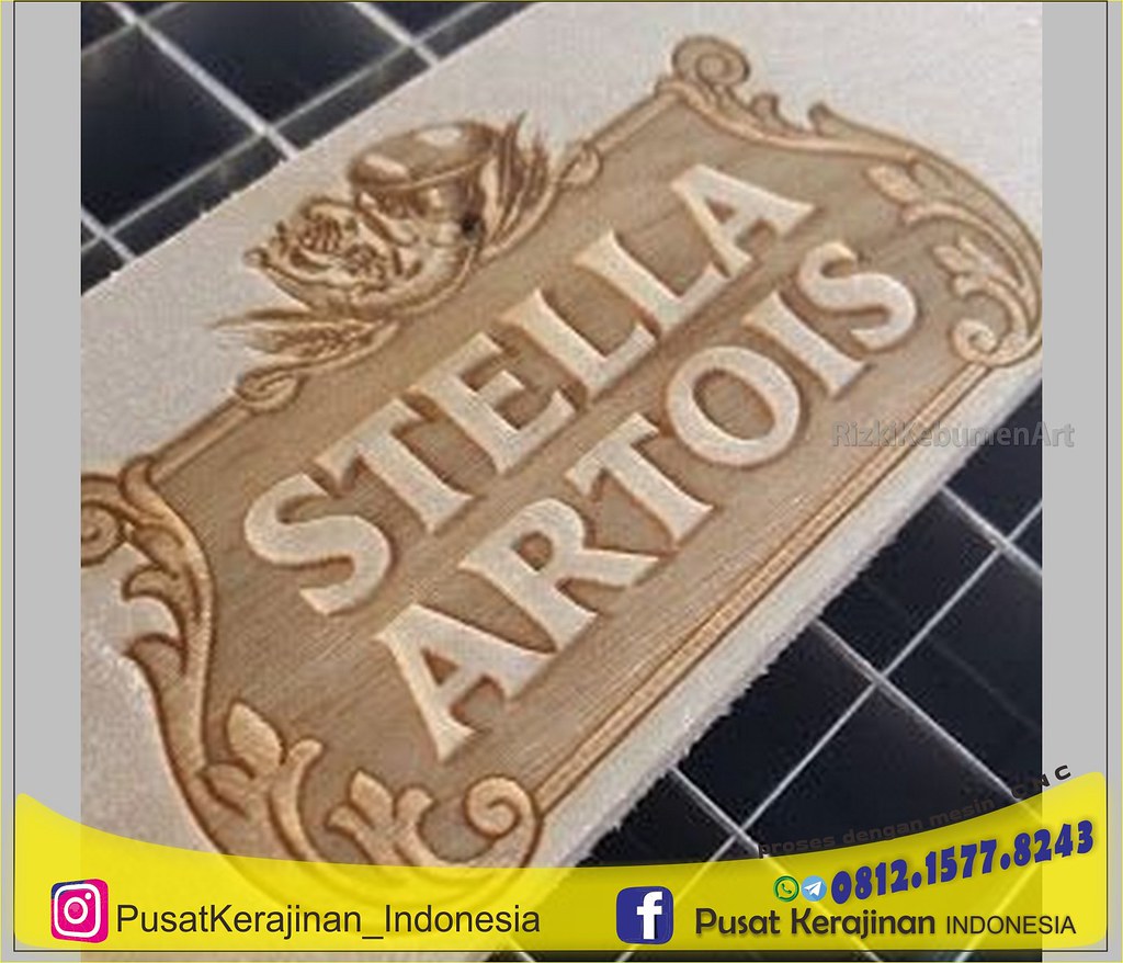 Detail Logo Ukiran Kayu Nomer 40