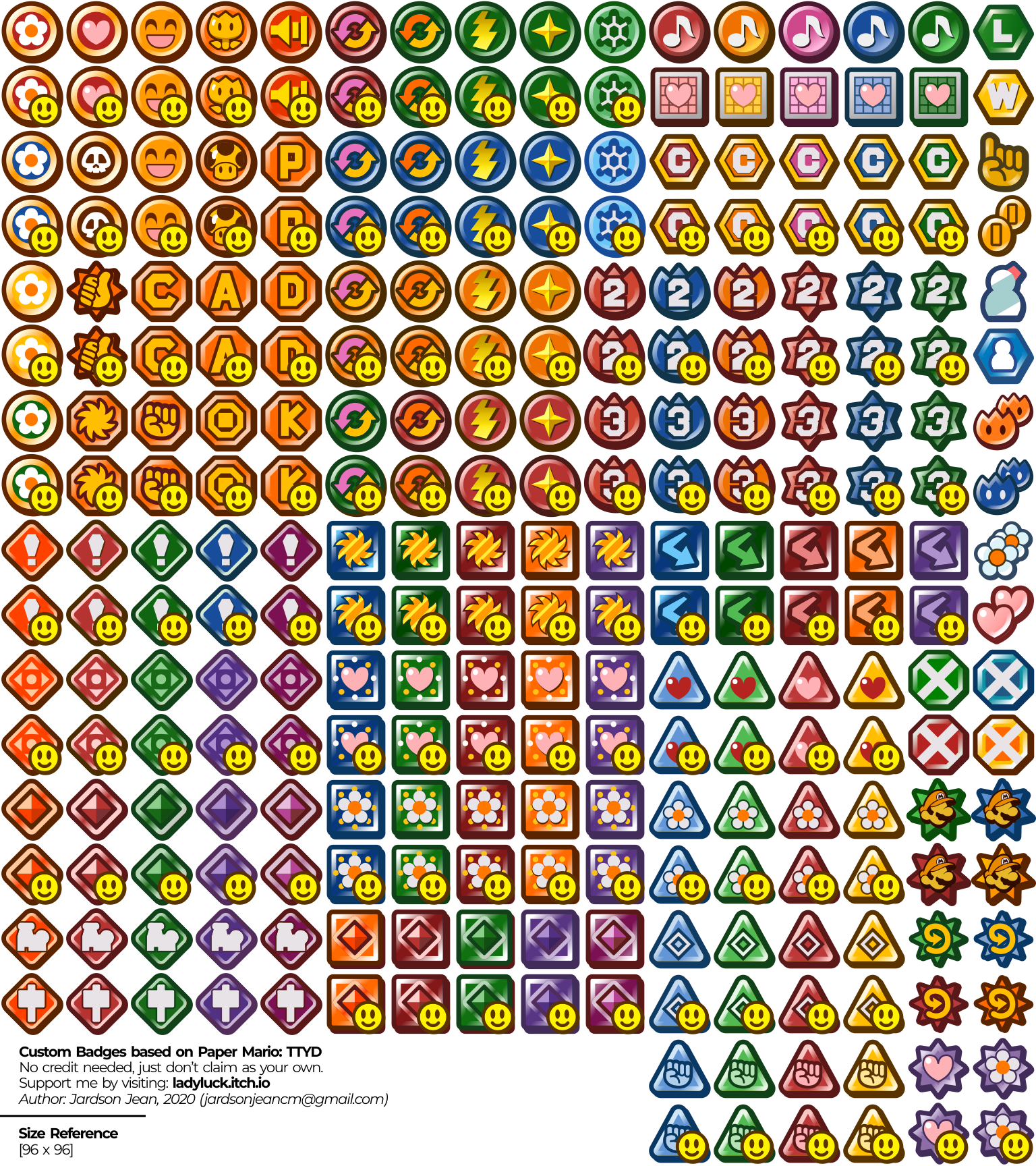 Detail Paper Mario 64 Best Badges Nomer 11