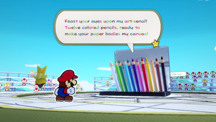 Detail Paper Mario Scissors Boss Nomer 42