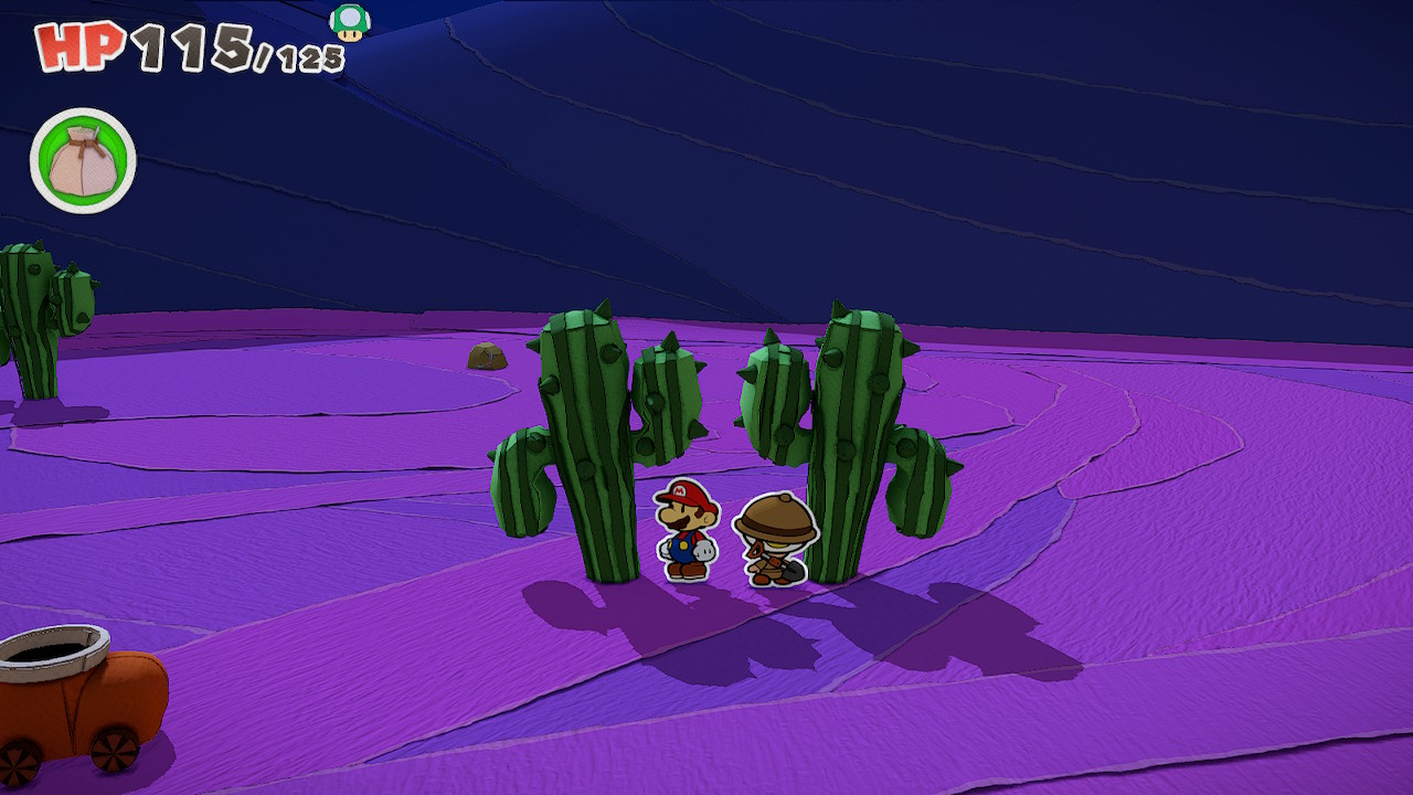 Detail Paper Mario Stone Cactus Nomer 22