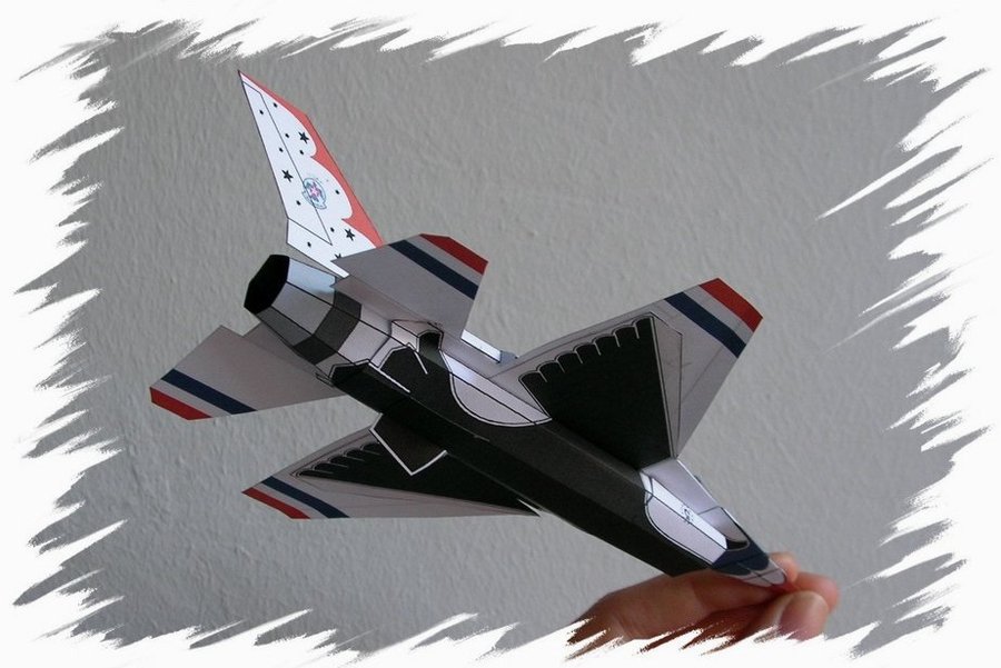 Detail Paper Model Planes That Fly Nomer 12