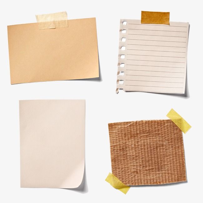 Paper Notes Png - KibrisPDR