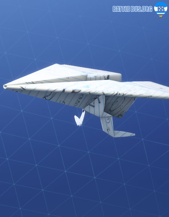 Detail Paper Plane Glider Fortnite Nomer 12