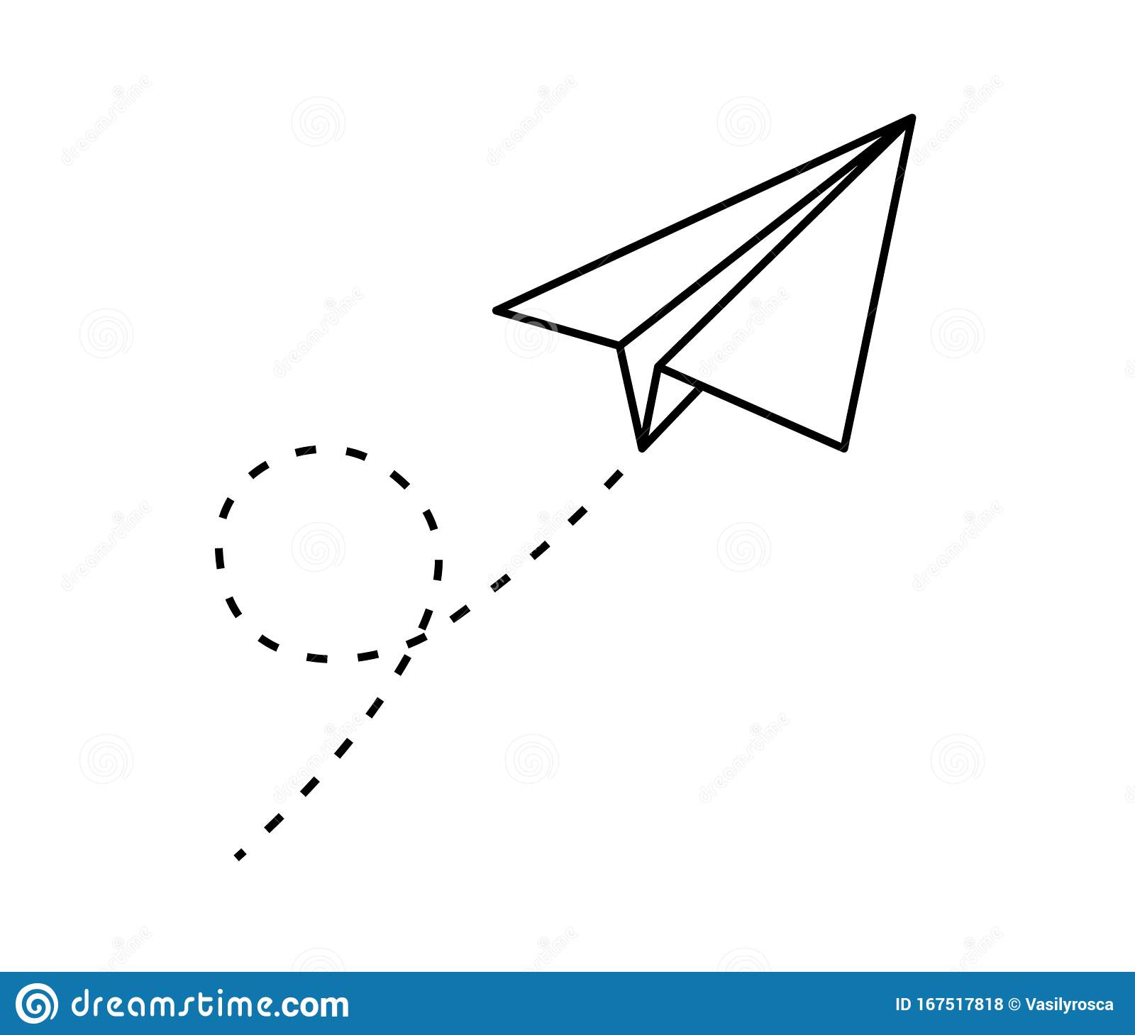 Detail Paper Plane Vector Nomer 13