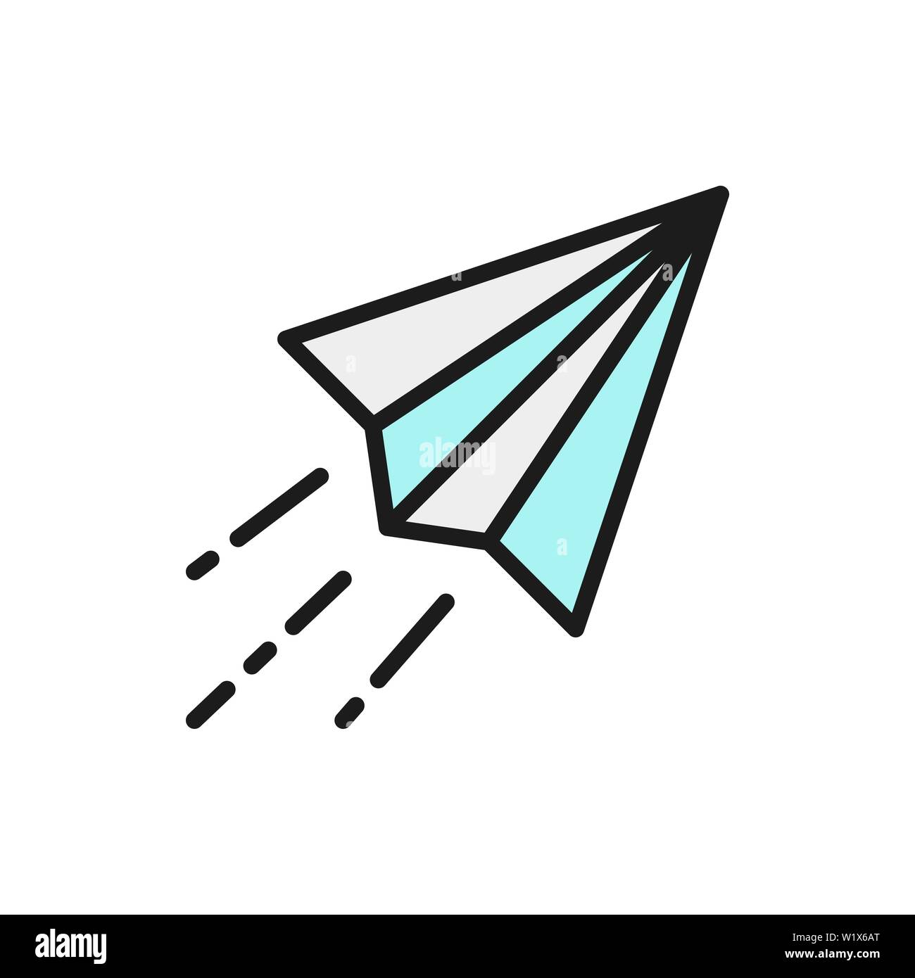 Detail Paper Plane Vector Nomer 18